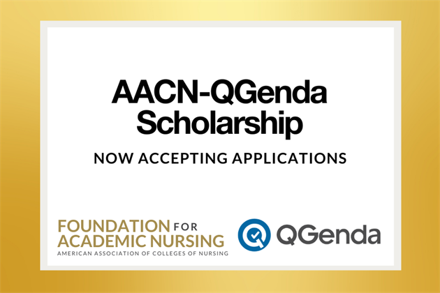 AACN and QGenda Launch New Scholarship to Support Nursing Students in Baccalaureate and Graduate Programs