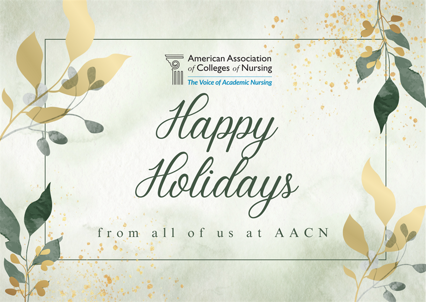 Happy Holidays from All of Us at AACN!