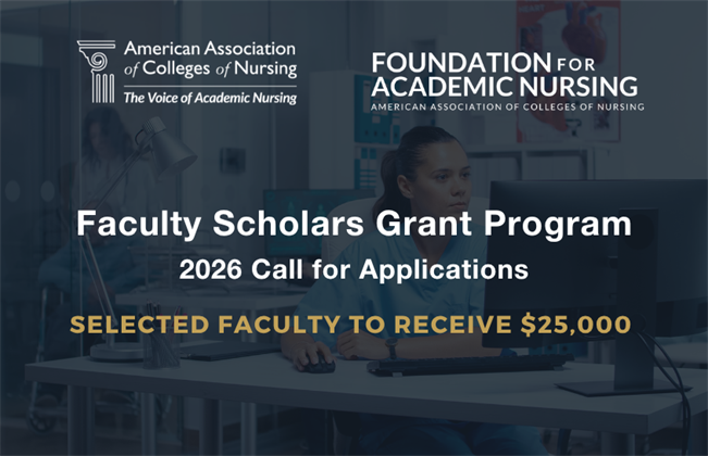 Now Accepting Proposals: AACN Faculty Scholars Grant