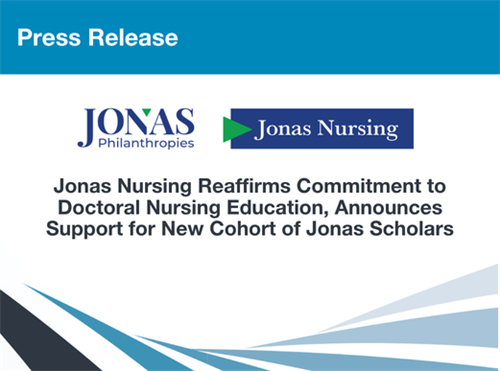 Jonas Nursing Reaffirms Commitment to Doctoral Nursing Education