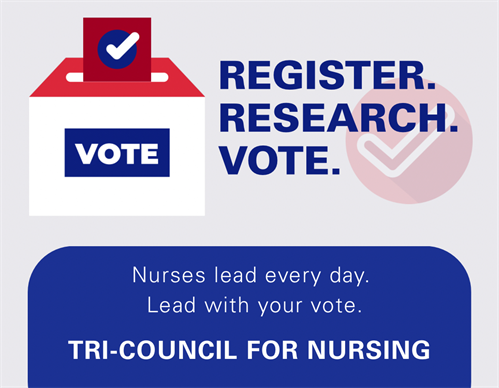 Tri-Council for Nursing Urges Nurses to Vote in 2026 Midterm Elections