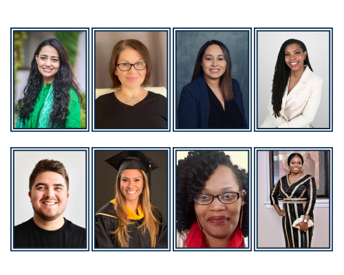 eight headshots of  members of the GNSA Leadership Council