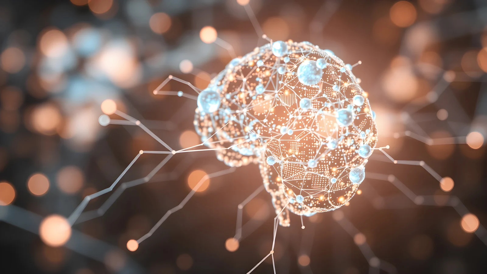 Illustration of an AI computer