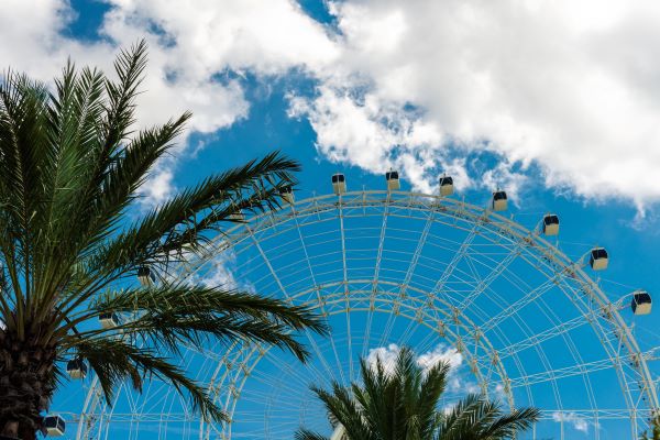 image of ferris wheel in orlando florida