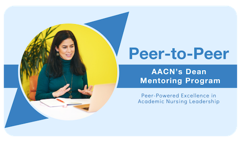 Peer-to-Peer, AACN's Dean Mentoring Program. Peer-powered Excellence in Academic Nursing Leadership