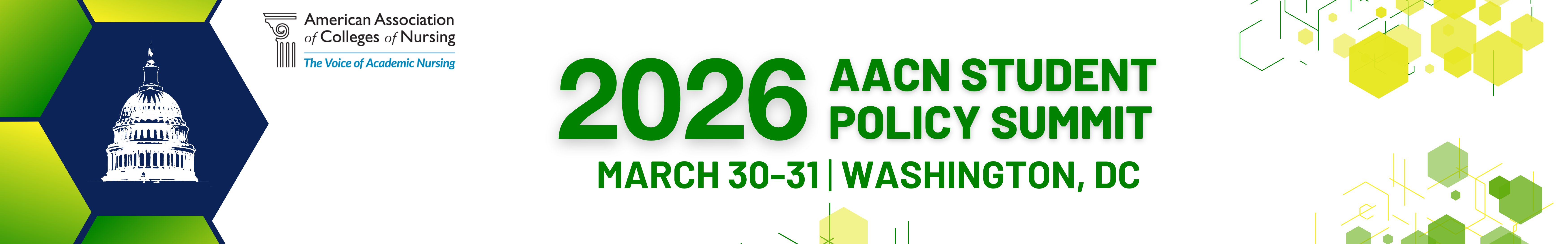 American Association of Colleges of Nursing | 2026 AACN Student Policy Summit | March 30-31, 2026 | Washington, DC