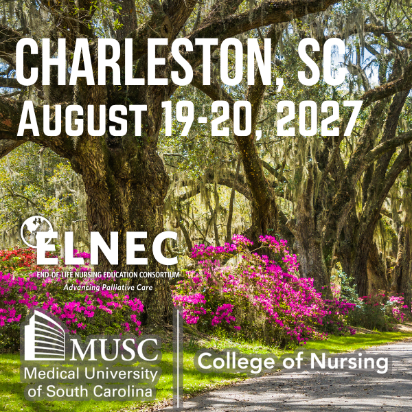 Image of Charleston outdoors reading "Charleston, SC | August 19-20, 2027"