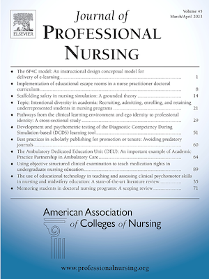 Journal of Professional Nursing Cover