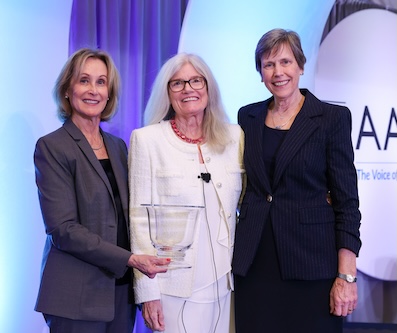 Dr. Jean Giddens, Terry Fulmer and Deb Trautman