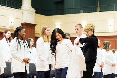 White Coat Ceremony with Nursing Students 