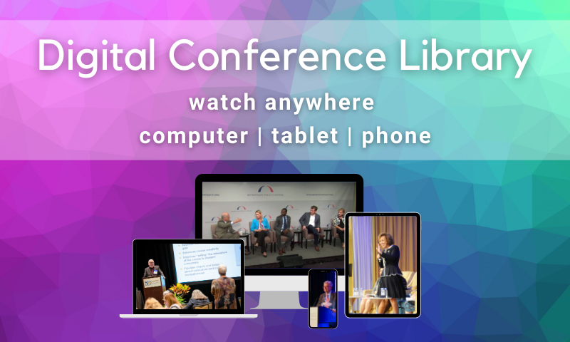 Digital Conference Library | watch anywhere | Computer, table, phone