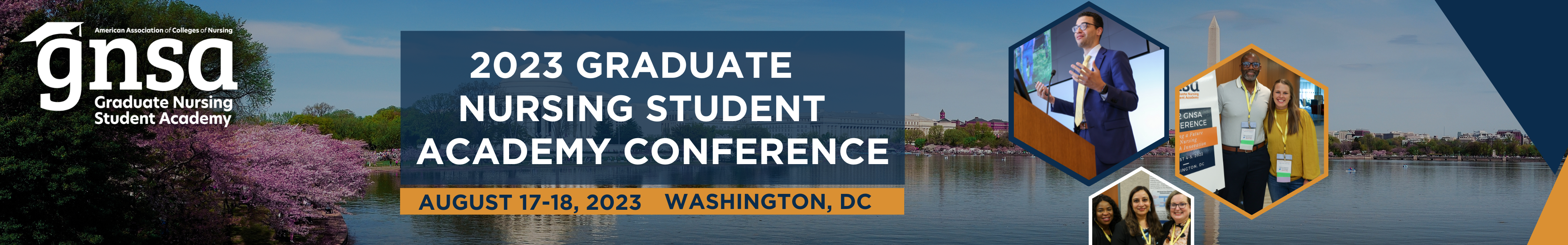 American association of colleges of nursing | GNSA | graduate nursing student academy | 2023 Graduate Nursing Student Academy Conference | August 17-18, 2023 | Washington, DC